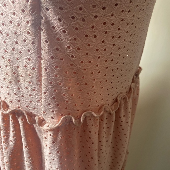 Speechless Pink Babydoll Tank Dress Embroidered Cottage Core Summer Dress Small - Picture 9 of 16